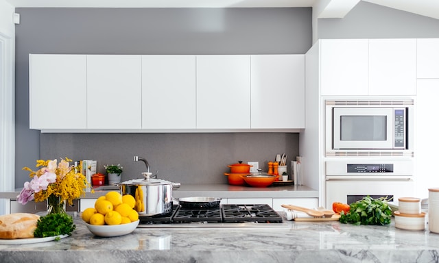 ukuran meja dapur cor minimalis
